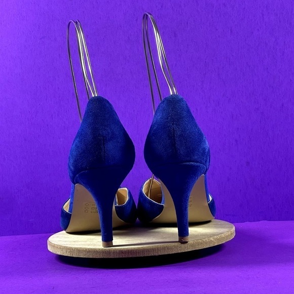 Sole Society Women's Royal Blue Pointed‎ Toe Robbie Pumps Shoe Size 9 - Picture 4 of 7